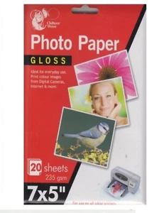 7x5 Glanz Fotopapier 235 gsm Tintenstrahldrucker Fotopapier Farbe - Bild 1 von 1