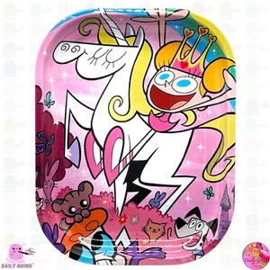 Bandeja Metal Multiusos 14x18cm Baratijas Cristales Regalo Dibujos Animados Parodia Nostalgia Diversión - Imagen 1 de 4