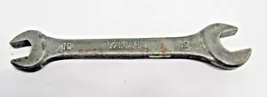 OEM Vintage Yamaha 10mm - 12mm Open Box Wrench Tool Original 1970's - Foto 1 di 4