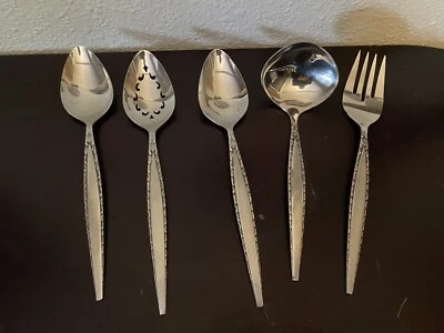 Comunity by Oneida Stainless Hostess Serving  Set. 5, pcs’ Venetia pattern "L@@K - Image 1 of 4