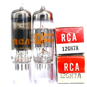 Dos excelentes tubos RCA 12HG7 12GN7A NUEVOS EN CAJA construcción combinada fuerte TV-7 - Imagen 1 de 2