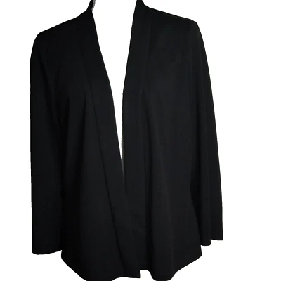 DANA BUCHMAN/КУРТКА/ПУТЕШЕСТВИЯ В ЛЮБОМ МЕСТЕ/ЖЕНЩИН/БОЛЬШОЙ/ЧЕРНЫЙ/ОТКРЫТЫЙ ПЕРЕДНИЙ - Изображение 1 из 4