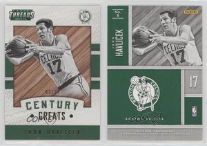 2015-16 Panini Threads Greats Century Proof Gold /25 John Havlicek #5 HOF