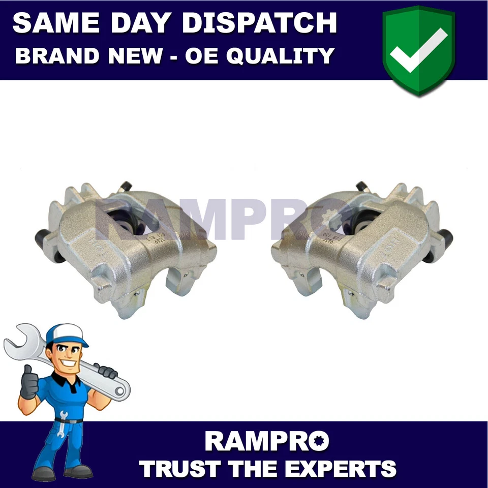 2x Pinzas de freno delanteras Rampro para Ford Ka 1996-2005 Fiesta 1989-2002 Foto 1 de 1