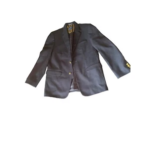 Nautica Juniors Two Button Blazer Jacket Black Size 16 - Picture 1 of 5