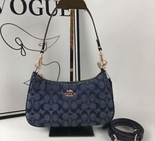 COACH Teri Shoulder Bag Signature Chambray CH139 2WAY Outlet COACH Teri Shoulder Bag Signature Chambray CH139 2WAY Outlet