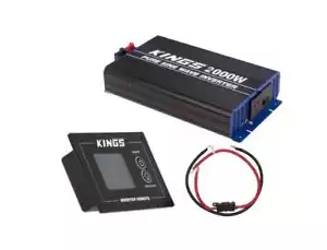 Kings 2000W Pure Sine Wave Inverter + Inverter Power Cables + Premium Inverter - Picture 1 of 6