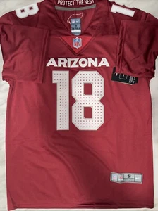Camiseta de fútbol americano Arizona Cardinals Marvin Harrison Jr #18 puntada roja S nueva con etiquetas 1232 - Imagen 1 de 6