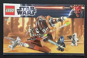 LEGO Star Wars Geonosian Cannon 9491 solo manuale di istruzioni - Foto 1 di 2