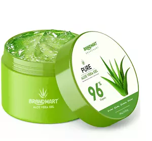Organic Aloe Vera Gel 96% Pure for Face, Body & Hair, 300Ml, Hydration & Soothin - Picture 1 of 12