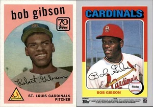 Topps Serie 1 2021 Bob Gibson Topps Doble Cabeza Cardenales #TDH-8 - Imagen 1 de 1