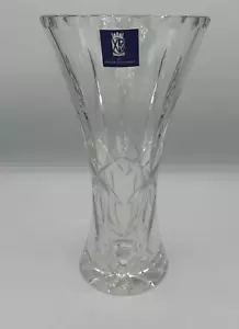 Vaso cristallo ceco Doulton 10” Doulton e compagnia St. Andrews cristallo con scatola - Foto 1 di 8