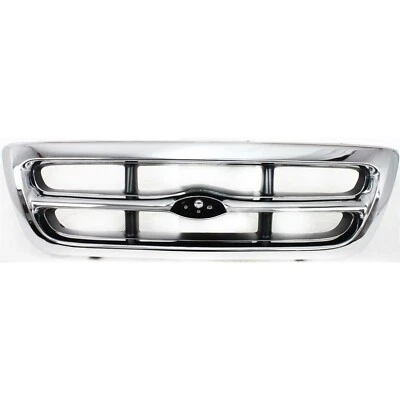 New Front Chrome Gray Grille For 1998-2000 Ford Ranger 2WD XLT FO1200340 Foto 1 de 4