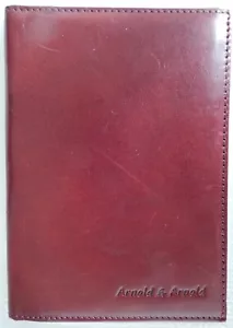 Burgundy Leather Wallet - Arnold and Arnold - London Leather Goods - BiFold - Picture 1 of 7
