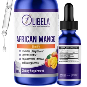 African Mango Extract Liquid Drops – Natural Weight Loss Appetite Control Energy - Picture 1 of 9
