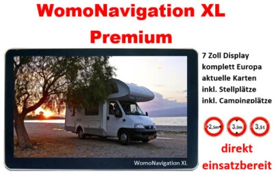 Navi fürs Reisemobil / Wohnmobil – 7 Zoll – EU-Karten – GPS – Navigationsgerät - Bild 1 von 4