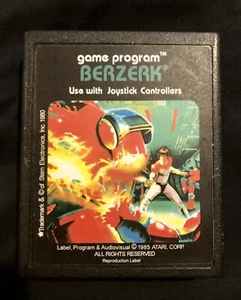 Berzerk Atari 2500 Cartridge With Repro Label-Tested And Working-see Desc - Picture 1 of 2