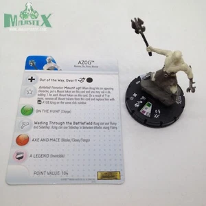 Heroclix The Hobbit: Desolation of Smaug set Azog #008 Gravity Feed w/card! - Picture 1 of 1