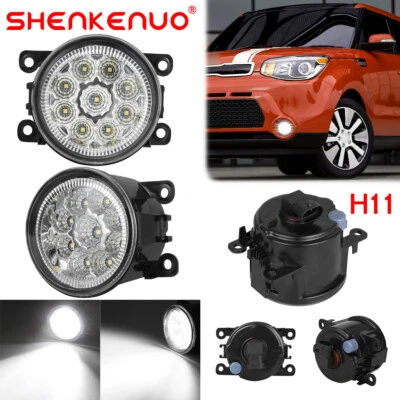 Para 2014 Kia Soul Base Hatchback 4 portas 1.6L 2x farol de neblina lâmpada de direção H11 110W - Imagem 1 de 4