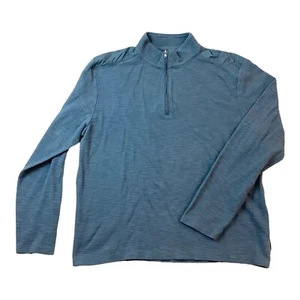 Michael Kors Herren 1/4 Zip Langarm Pullover 2XL Blau - Bild 1 von 14