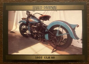 #224 1937 ULH 80 Harley-Davidson Series 3 Collect-A-Card 1993 - Picture 1 of 2