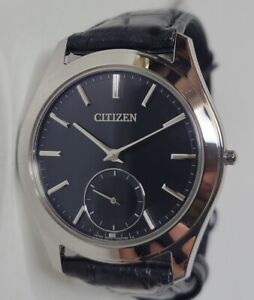 Citizen Men's Eco-Drive One Watch Black Dial Ultrathin 39mm Solar AQ5010-01E