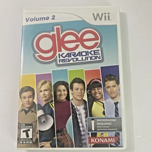 Karaoke Revolution Glee Vol. 2 Nintendo Wii 2011 CIB Complete Video Game Tested - Picture 1 of 7