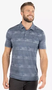 Travis Mathew blau Golf Polo Shirt tropisch Herren Large $ 95 NEUWERTIG! - Bild 1 von 8