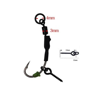 Resistente E Pratico Ronnie Attrezzi Pesca Pesce Gancio Pesca Carpa Europeo - Foto 1 di 14