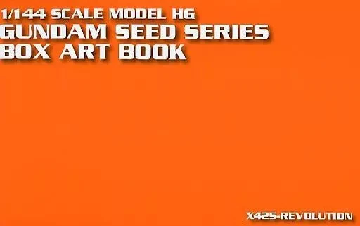Gundam Seed HG 1144 Scale Model Series Box Art Book Japanese Mecha Guide - Image 1 of 1