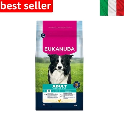 Eukanuba Mangime secco per cani con pollo fresco per razze di taglia media, m... - Immagine 1 di 4