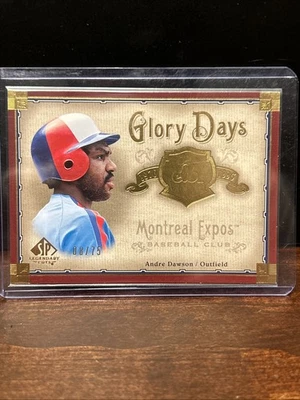 2005 SP Legendary Cuts - Glory Days Andre Dawson #GD-AD Gold /75 - Image 1 of 2
