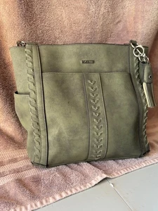 Bolso de Hombro Rosetti Mujer Mediano -Verde Oliva -Correa Ajustable- - Imagen 1 de 16