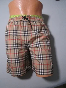 Burberry, plaid, London, Boys, Swim Shorts Trunks, size 14Y, 164cm, NEW - Picture 1 of 12