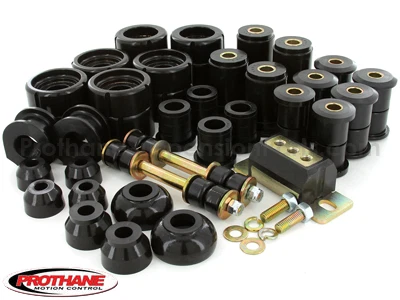 Kit completo de bujes de suspensión Prothane 88-00 GM C10 C1500 C20 C2500 C30 NEGRO Foto 1 de 2
