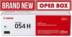 Canon 054H Cyan Toner Cartridge 3025C001 054 H High Capacity - Picture 1 of 5