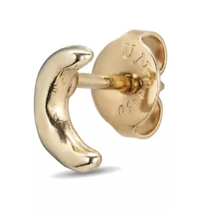 UNOde50 Piercing Orecchio Illuminaci Luna Borchia Placcato Oro Unisex Gioielli Nuovo - Foto 1 di 1