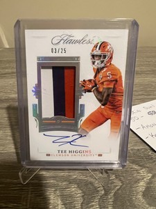 Tee Higgins - 2021 Flawless Collegiate Football - Patch Autographs /25 🔥 🔥