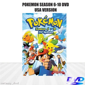 POKEMON TEMPORADA 6-10 VOL.1-242 FIN ANIME DVD EE. UU. VERSIÓN DOBLADA EN ING... - Imagen 1 de 7