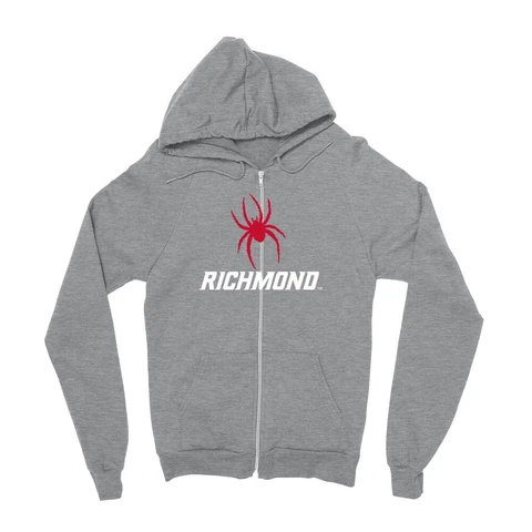 Venley Official NCAA Richmond Spiders Men's / Women's Boyfriend Zip Hoodie Cover