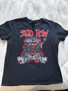 Camisa negra vintage Skid Row Band unisex concierto S a 5XL AR041 - Imagen 1 de 3