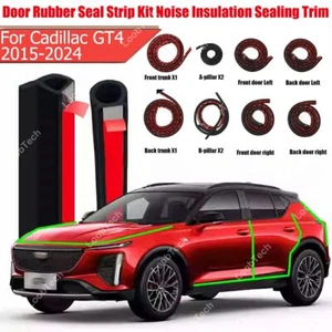 For Cadillac XT4 15-24 Door Rubber Seal Strip Kit Noise Insulation Sealing Trim - Imagen 1 de 14