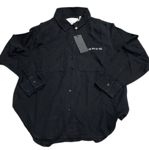 One Teaspoon Kids Black SoHo Tencel Shirt Size 9-10 MSRP $110. - Picture 1 of 9