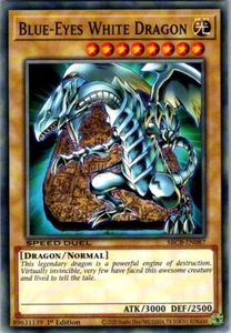 Blue-Eyes White Dragon SPCB-EN087 1st Edition Common NM - Picture 1 of 2