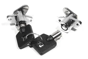Suitcase Lock Kit Saddlebags for Harley-Davidson Touring Models FLH/T 93-13 - Picture 1 of 2