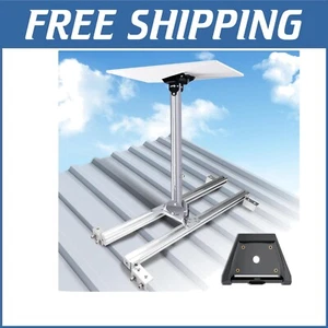 Adjustable Stainless Steel Starlink Gen 3 Roof Mount for Seam Metal Roofs - Picture 1 of 10