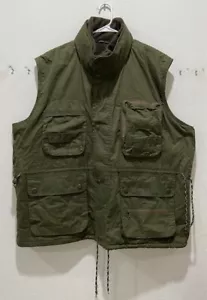 Mens Himalaya Outfitters Vest Size 4X Full Zip Front Lined Several Pockets Green - Picture 1 of 10