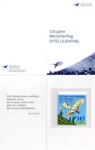 BRD: "125 Jahre Menschenflug Otto Lilienthal", Portocard, postfrisch - Bild 1 von 1
