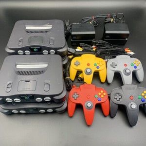 Nintendo 64 N64 Black console with Choice OEM controller Used Region free 