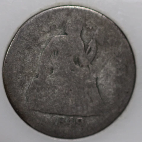 1849-P Seated Liberty Dime, 90% Silver, 100+ years Old As Shown [SN01] Cover